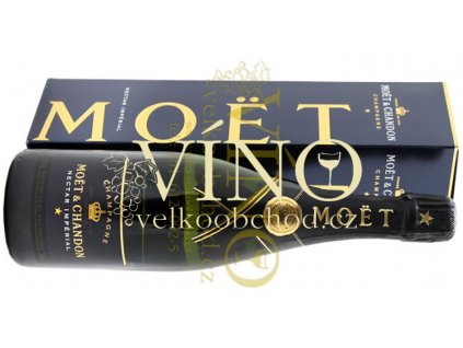 Akce ihned champagne Moët & Chandon Nectar Impérial Demi-Sec 12,5% 0,75 l v dárkové krabičce in giftbox (karton)