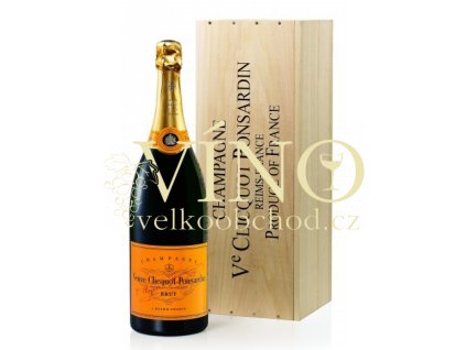 Akce ihned champagne Veuve Clicquot Ponsardin Brut 6 l šampaňské Mathusalem
