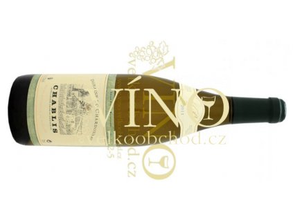 Akce ihned Domaine de Chardonnay Chablis AOC 2015 0,75 l suché francouzské bílé víno