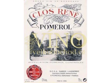 Pomerol - Château Clos Rene 1976