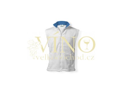 LANGSTON fleecová vesta, 280g, vel. L, bílá