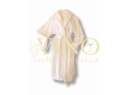 VELVET župan 450 g/m2 - bílá vel. L