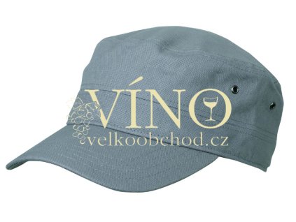 MILITARY CAP MB095 čepice s kšiltem, tmavě šedá