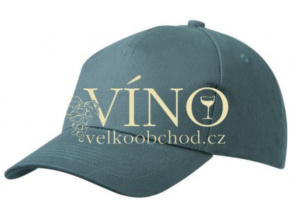 5 PANEL CAP HEAVY COTTON UNBRUSHED MB092 čepice s kšiltem, tmavě šedá