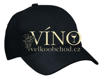 6 PANEL CAP HEAVY COTTON UNBRUSHED MB091 čepice s kšiltem, černá