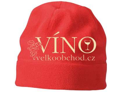 MICROFLEECE CAP MB7945 zimní čepice, červená