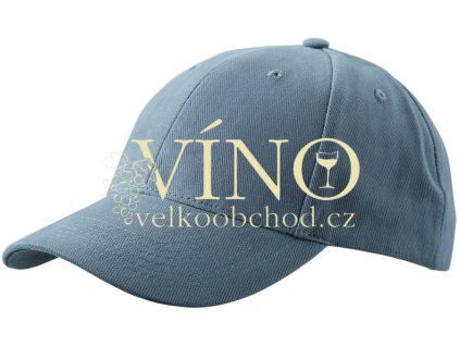 6 PANEL CAP CLOSE-FITTING MB018 čepice s kšiltem, tmavě šedá