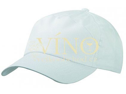 7 PANEL PROMO CAP MB005 čepice s kšiltem, bílá