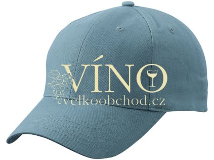 BRUSHED 6 PANEL CAP MB6118 čepice s kšiltem, šedá