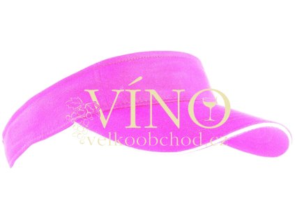 SANDWICH SUNVISOR MB6123 kšilt, rose růžová/bílá