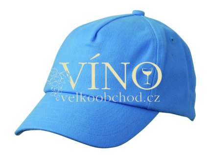 5 PANEL KIDS´ CAP MB7010 dětská kšiltovka, aqua modrá