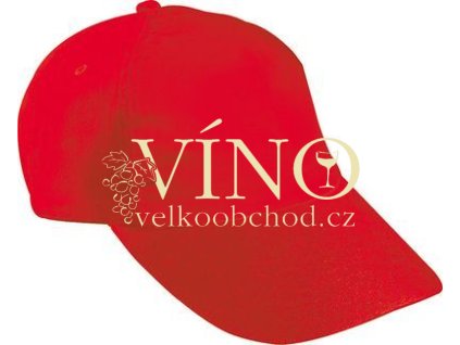 5 PANEL KIDS´ CAP MB7010 dětská kšiltovka, sytá červená