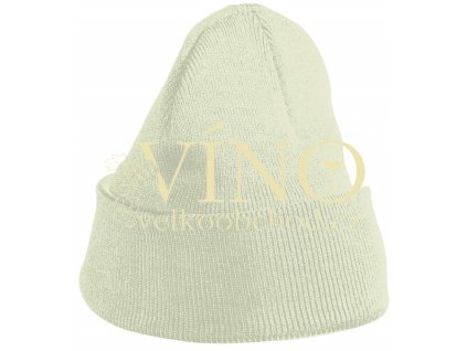 KNITTED CAP FOR KIDS MB7501 dětská zimní čepice, našedlá bílá