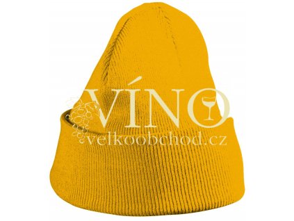 KNITTED CAP FOR KIDS MB7501 dětská zimní čepice, zlatá žlutá