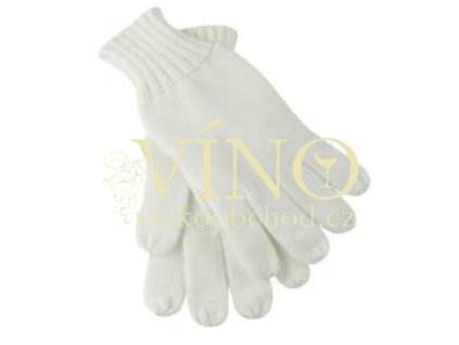 KNITTED GLOVES MB505 zimní rukavice unisex, našedlá bílá vel. L/XL