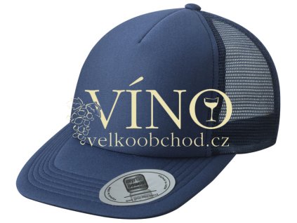 5 PANEL FLATPEAK CAP MB6508 čepice s kšiltem, námořní modrá