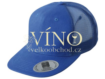 6 PANEL FLATPEAK CAP MB6509 čepice s kšiltem, královská modrá
