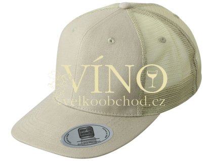 6 PANEL FLATPEAK CAP MB6509 čepice s kšiltem, khaki