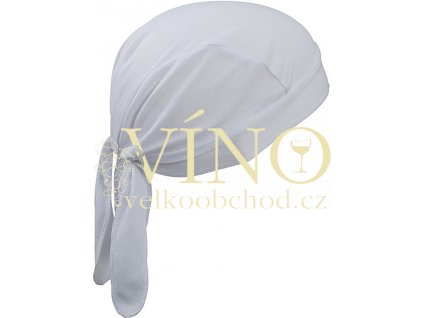 FUNCTIONAL BANDANA HAT MB6530 šátek, bílá