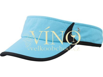 RUNNING SUNVISOR MB6545 kšilt, tyrkysová modrá/černá