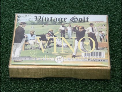 Bridž Sada Golf Vintage - hrací karty s golfovými motivy