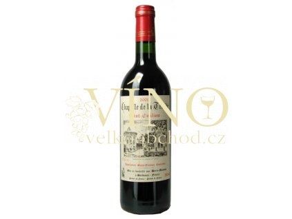 Chateau Trotte Vieille Chapelle de la Trinité AOC 0,75 L suché francouzské červené víno z Bordeaux Saint-Emilion