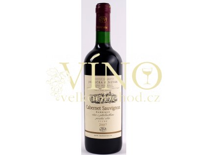 Rodinné vinařství Jedlička Bořetice Cabernet Sauvignon 2007 pozdní sběr 0,75 L suché moravské červené víno BARRIQUE