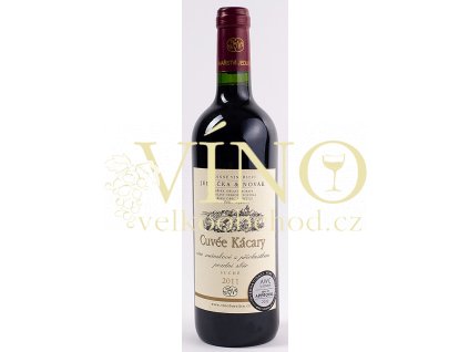 Rodinné vinařství Jedlička Bořetice Cuvée Kácary 2011 (RM+VAV+André) pozdní sběr 0,75 L suché moravské červené víno