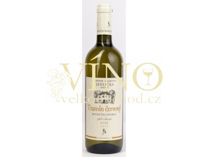 Rodinné vinařství Jedlička Bořetice Tramín červený 2014 výběr z hroznů Botrytis cinerea 0,75 L suché moravské bílé víno