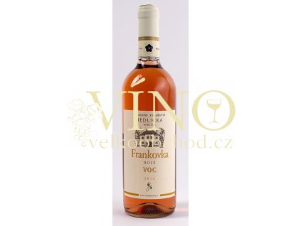 Rodinné vinařství Jedlička Bořetice Frankovka rosé 2014 VOC 0,75 L suché moravské růžové víno