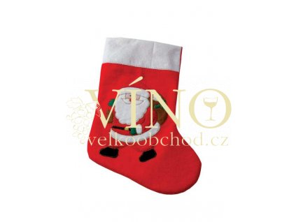 EMBROIDERED SANTA SOCK MB9515, vánoční punčocha - doprodej