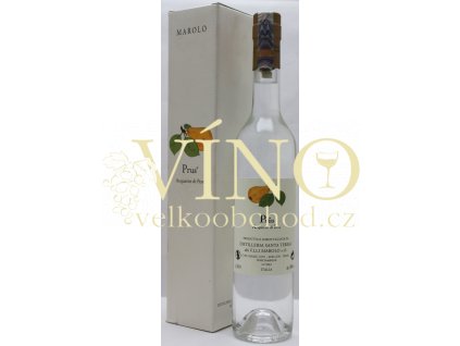 Distilleria Marolo Acquavite di pere Pirus 0,5 l 40% italská grappa z Piemonte + dárková krabička