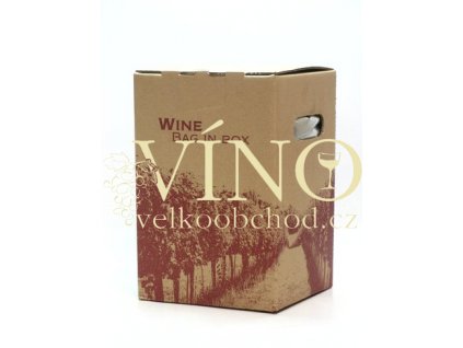 Vinařství pod Hradem Chardonnay 5 L polosladké italské bílé víno bag in box