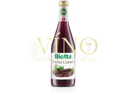 Biotta Mrkev fialová přírodní 500 ml šťáva s mléčnou fermentací