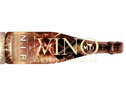 Akce ihned Champagne Moët & Chandon NIR DRY Nectar Impérial Rosé Sec 0,75 l ve svíticí lahvi (holá)