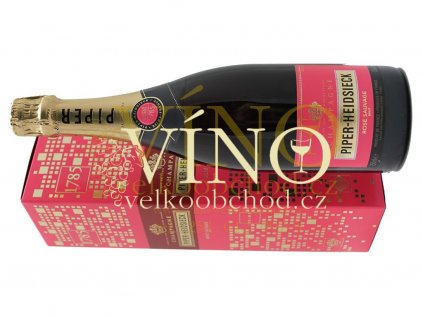 Akce ihned Champagne Piper Heidsieck Rose Sauvage 0,75 l in giftbox Festive