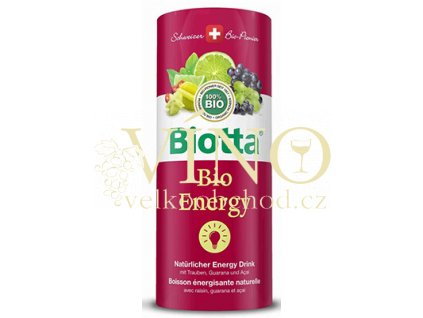 Biotta Energy 250 ml energetický přírodní nápoj s obsahem kofeinu