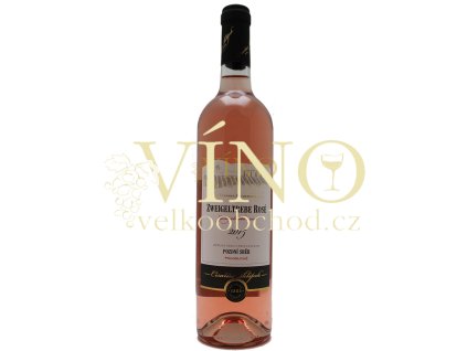 Vinařství Carkov Císařův Sklípek Zweigeltrebe rosé 2017 pozdní sběr 0,75 l polosuché bílé víno