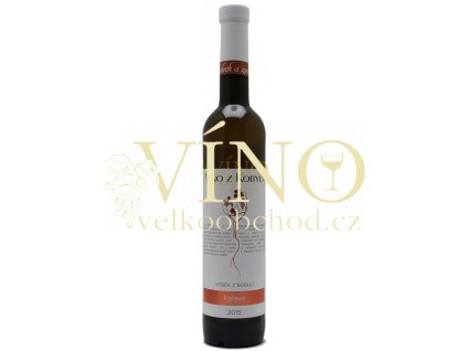 Víno z Kobylí Pálava 2015 výběr z bobulí 0,5 l sladké moravské bílé víno