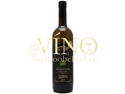 Vinné sklepy Skalák Veltlínské zelené exclusive 2016 pozdní sběr 0,75 l suché bílé víno