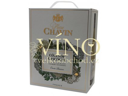 Akce ihned Chavin Cotes de Gascogne BIB 3 l Sauvignon Blanc bag in box