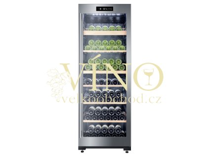 Vinotéka dvouzónová chladnička na víno Haier WS136GDBI 136 lahví víno jako dárek