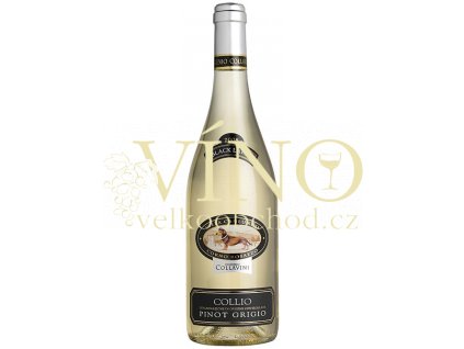 Eugenio Collavini Pinot Grigio Villa Canlungo Black Label Collio DOC italské bílé víno z oblasti Friuli