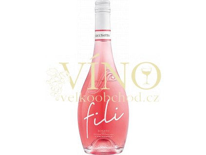 Sacchetto Rosato Fili Frizzante IGP italské růžové šumivé víno