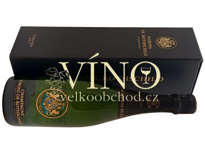 Akce ihned champagne Barons de Rothschild Brut box 0,75 l v dárkové krabičce francouzské šampaňské