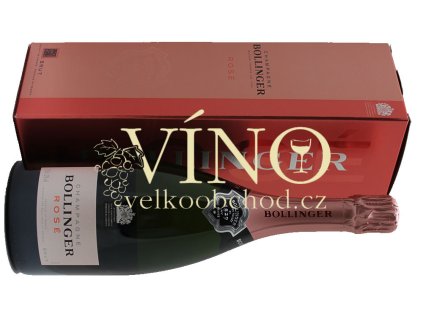 Akce ihned Bollinger Champagne Rosé Brut 0,75 l francouzské šampaňské v dárkové krabičce
