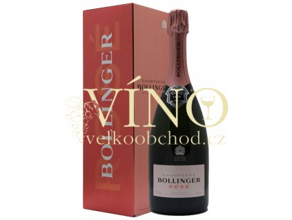 Bollinger Champagne Rosé Brut Magnum 1,5 l francouzské šampaňské v dárkové krabičce