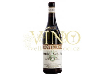 Conterno Giacomo Barbera d´Alba Cascina Francia DOC 2016 0,75 l italské červené víno z oblasti Piemonte