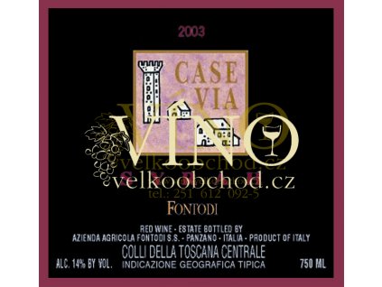 Fontodi Syrah Case Via IGT 2011 0,75 L italské červené víno z oblasti Toscana