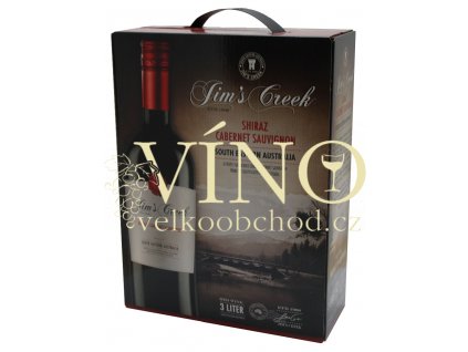 Jim's Creek Shiraz - Cabernet 3 l suché červené bag in box BIB